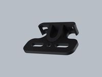 Rear reflector saddle mount