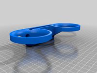 Dual cup and phone holder