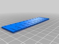 Tactile Braille Ruler 10cm