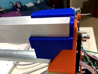 MPCNC Z Axis 1"x1"x1/8" aluminum angle to nema 17stepper