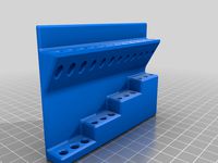Hex key storage rack