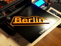 "BERLIN" text sign