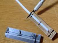 cutting jig/guide/template for PTFE extruder tube