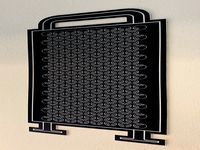 Wall Decoration - Mac Pro cheese grater pattern