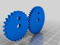 2 gears, 26 & 42 teeth