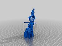 irongut ogress standard bearer - steampunk army
