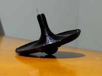 spinning top with bearing steel ball