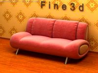 01Multiplayer sofa043 3D Model