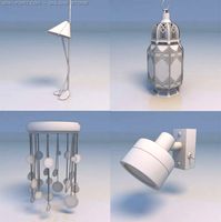 Light lamp pendant light 3D Model