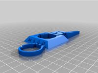 Necron Shield wall with LED holder