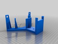 Asus RT-AC68U Wall mount bracket - extended for ethernet cables