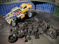 Gigahorse-esque kit for gaslands/hotwheels