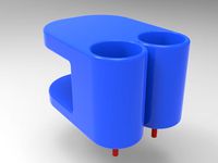 ear plug holder - push assist