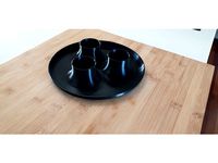 Three Egg Cup - with plate incorporated