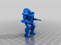 Mechwarrior Online Style Huron Warrior