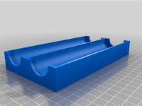 Flat bottom added to Customizable Poker Chip Rack