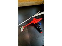 Zoom copter with pull string parts