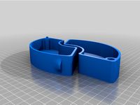 Filament Spool Desk Organizer (HatchBox) Half Drawer