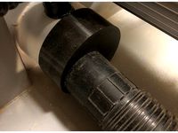 100mm to 58mm vacuum adaptor