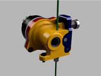 Planetary extruder with 12mm dual geared hubs