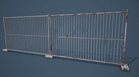 Portable Construction Fence PBR