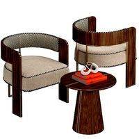 Caracole - Streamline Armchair- Henry Coffe table