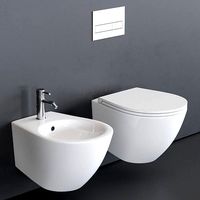 Esedra by SDR Ceramiche Bull 500 Wall-Hung WC