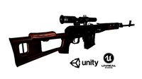 SVD soviet rifle