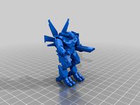 Battletech Shrike 6mm Scale Clan Jadefalken Mech (update)