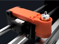 Drag Knife Tool Holder (Remix - Scalable Pen Plotter)