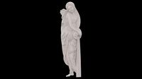 Lady relief 3d stl models for artcam and aspire Programmes