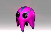 Cartoon Jelly Octopus