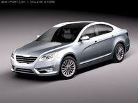 Kia Cadenza 2011 3D Model