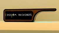 Futuristic Table Clock