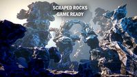 Scraped rocks