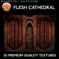 Fireclown Textures Flesh Cathedral 3D Model