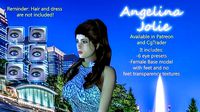 Angelina Jolie-Female 3D Base Mesh
