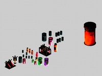Dynasty Witch Chalet - Chemical Bottle 01