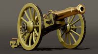 French Napoleonic Cannon 12 Pounder