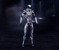 Futuristic Cyborg Nano Suit Character