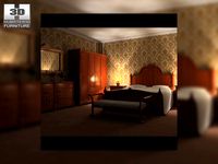Bedroom Set 01 3D Model
