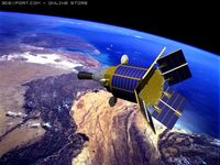 US DSP Satellite 3D Model