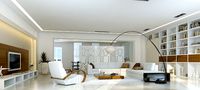 The luxurious modern living room is 1861