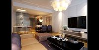 Deluxe modern living room 1845