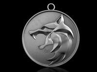 The Witcher medallion
