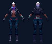 Cyberpunk Low-poly 3D model for games