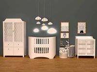 Leander baby furniture set 3D