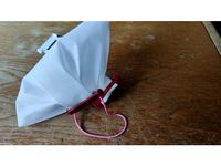 Simple clip for face mask (Corona virus Covid-19 protection)