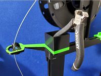 Filament Guide W Roller & Storage for Alfawise U30/LK4 Pro Clip On