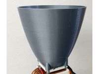 Parabolic reflector for 100W LED